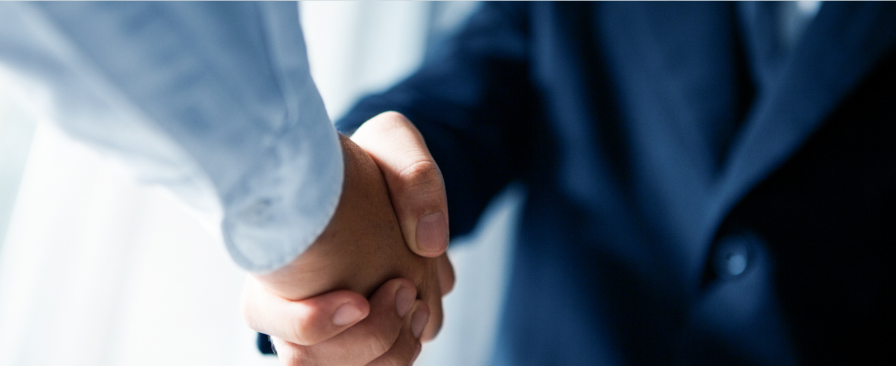 Business handshake