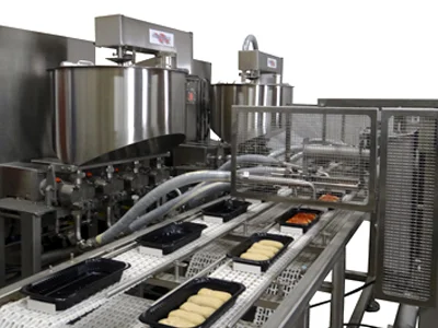 Hinds-Bock automated ready meal filling line