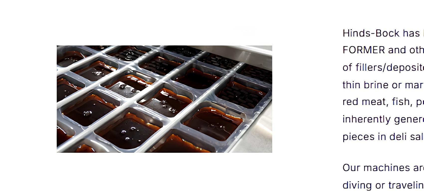 Filled baking trays